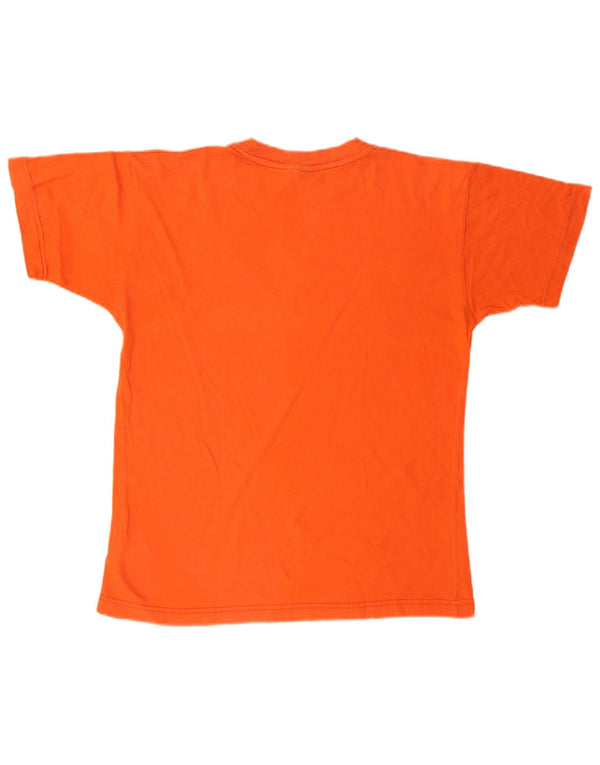 Champion T-Shirt mit Grafik für Jungen, 11–12 Jahre, orangefarbene Baumwolle