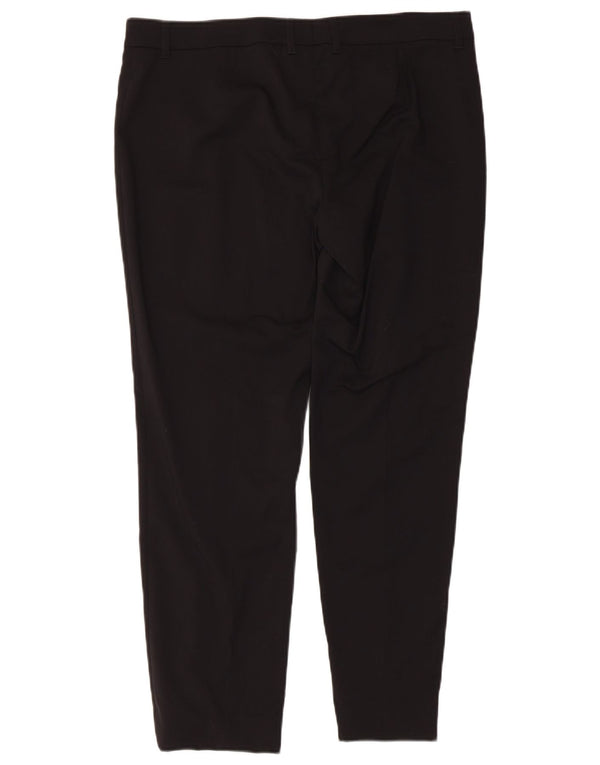 Burberry Damen-Hose mit niedriger Taille, schmale Freizeithose, UK 12, M, W36, L27, Schwarz