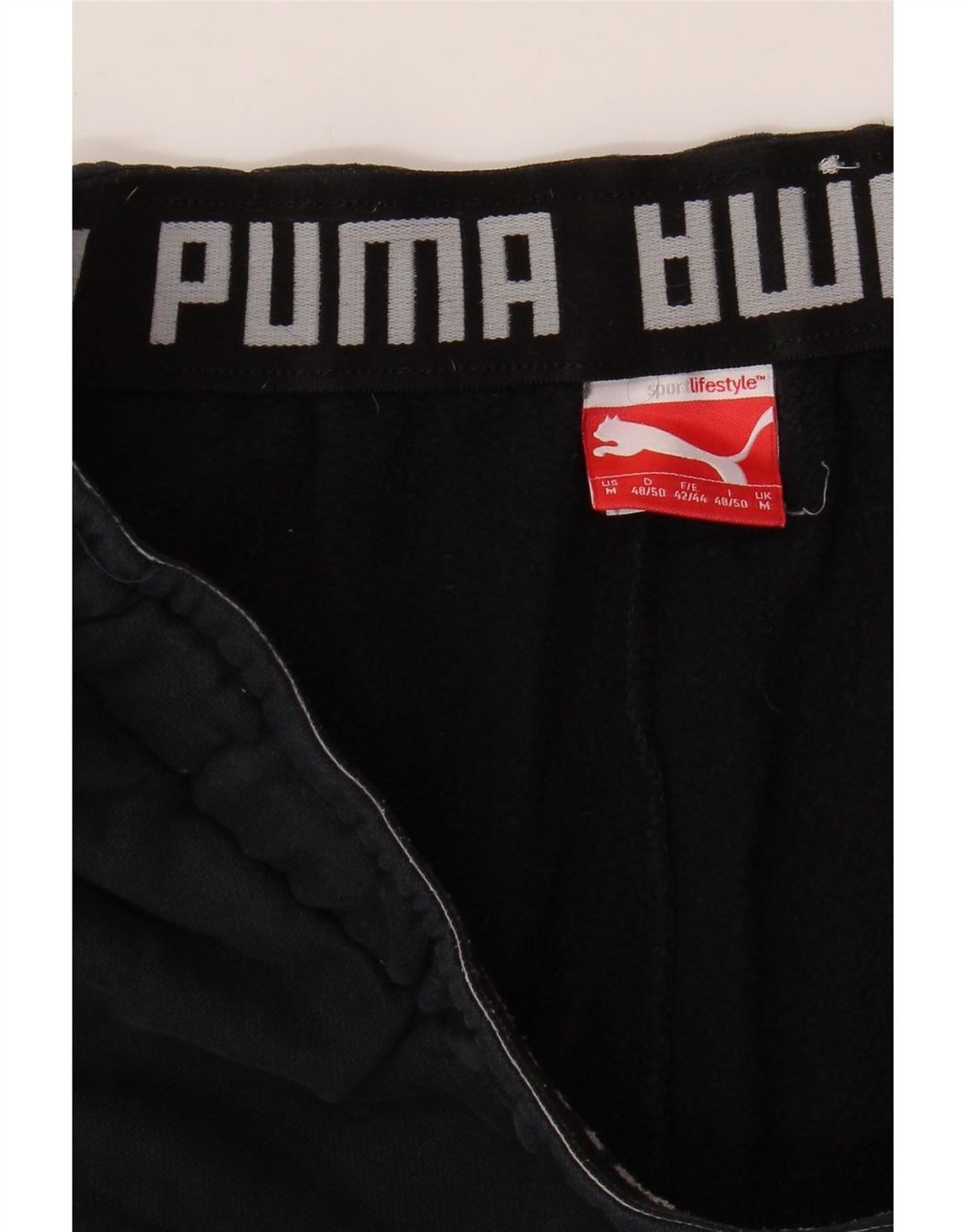 PUMA Herren Graphic Trainingshose Jogger Medium Schwarz