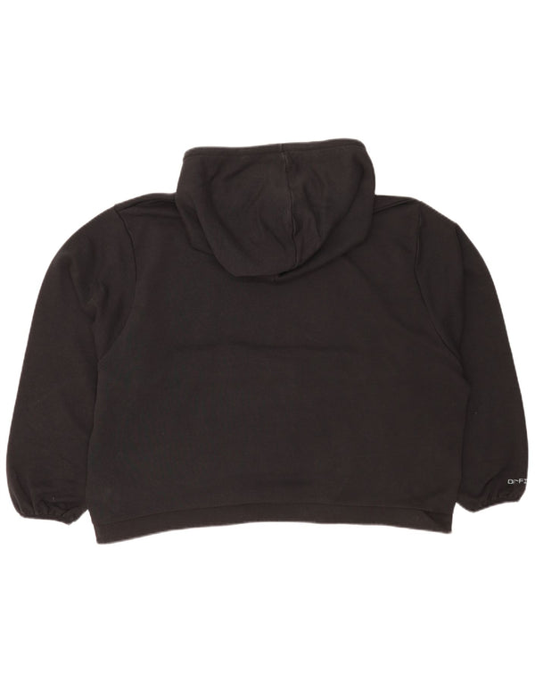 Nike Womens Graphic Relaxed Fit Hoodie Pullover UK 14 Large Schwarz Sport
