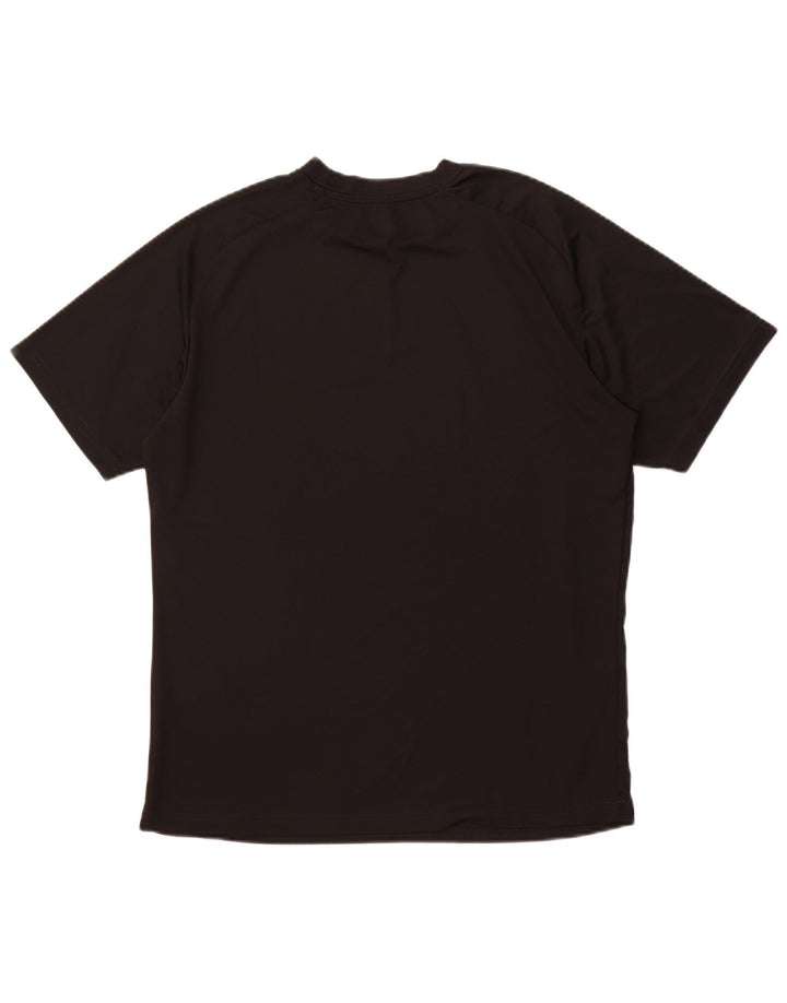 PUMA Herren Grafik T-Shirt Top Large Schwarz Polyester Sport