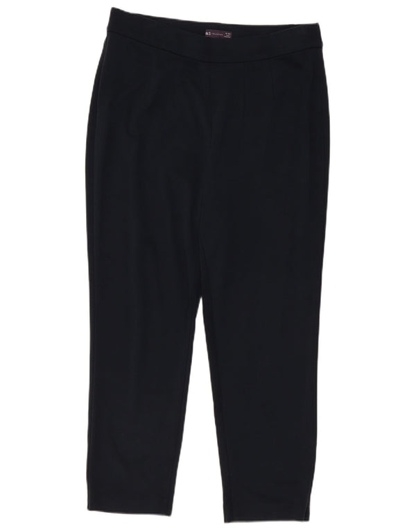 Marks & Spencer Damen-Hose, kurz geschnitten, UK 46, Größe L, W32, L26, Marineblau