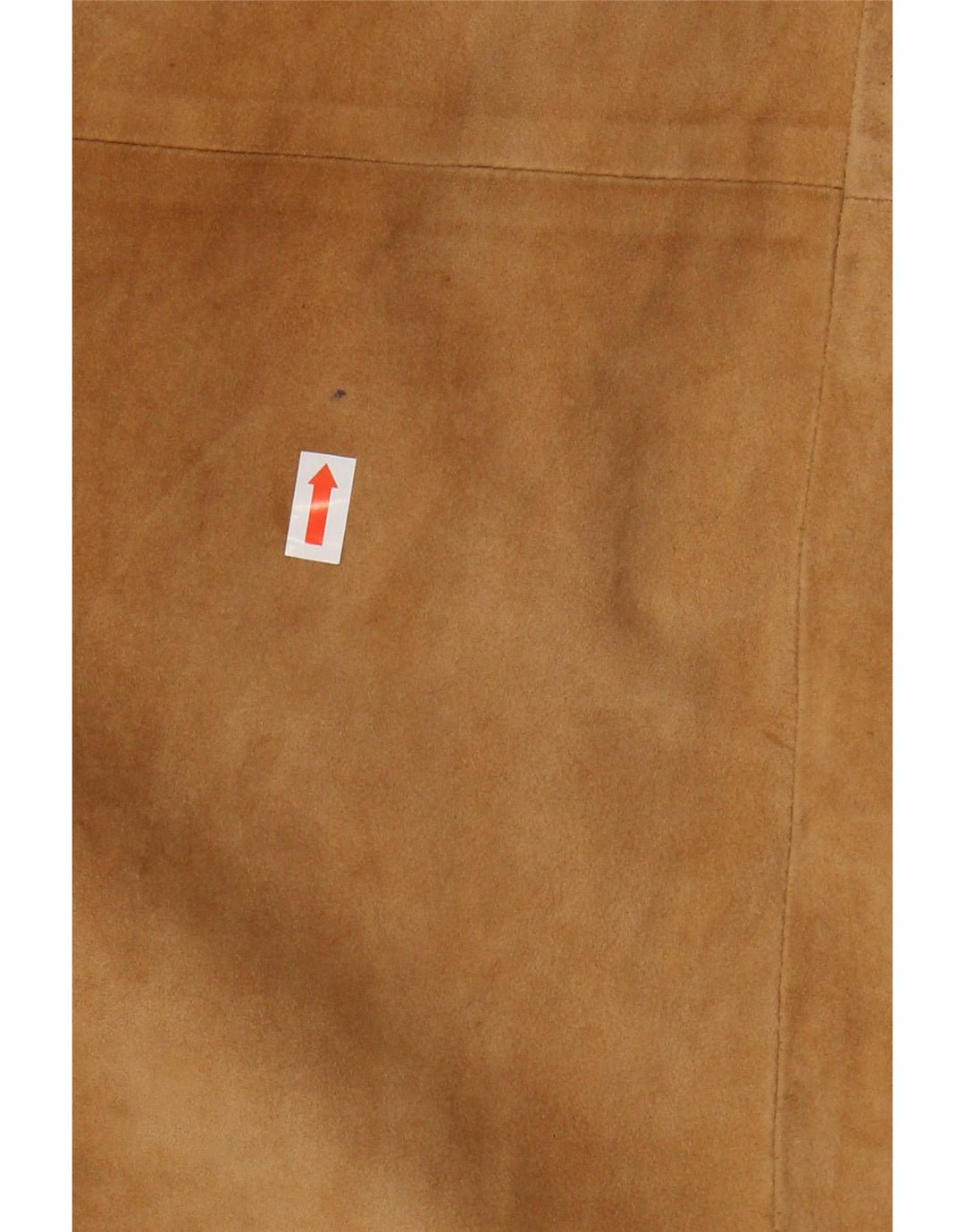 VINTAGE A-Linien-Rock aus Wildleder für Damen W24 XS Braun