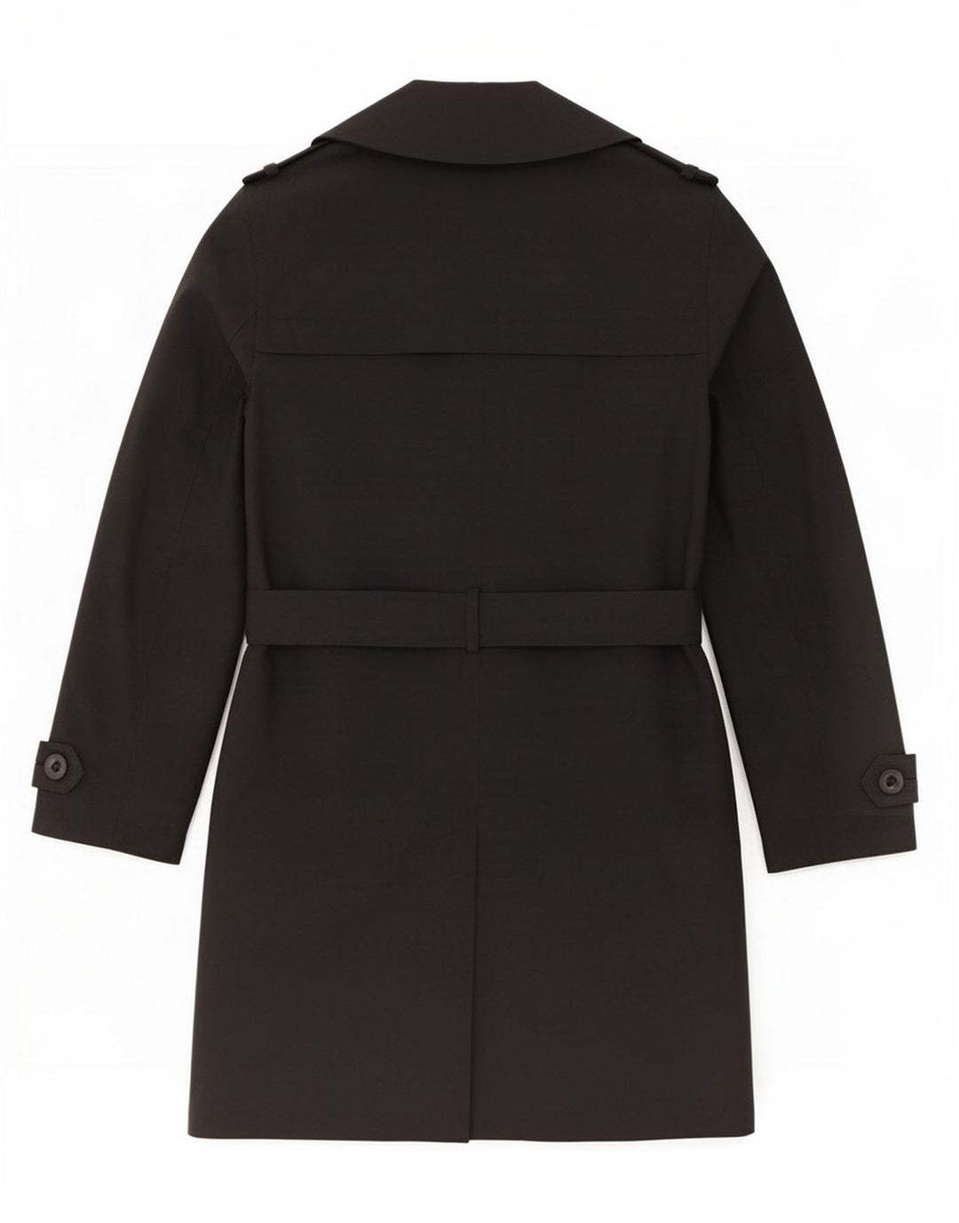 Marks & Spencer Damen Trenchcoat UK 12 Medium Schwarz Polyester
