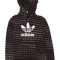 Adidas Herren Graphic Hoodie Pullover Small Schwarz Baumwolle