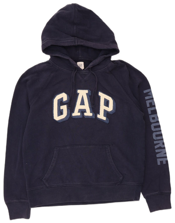 Gap Herren-Kapuzenpullover mit Grafik, mittelmarineblaue Baumwolle