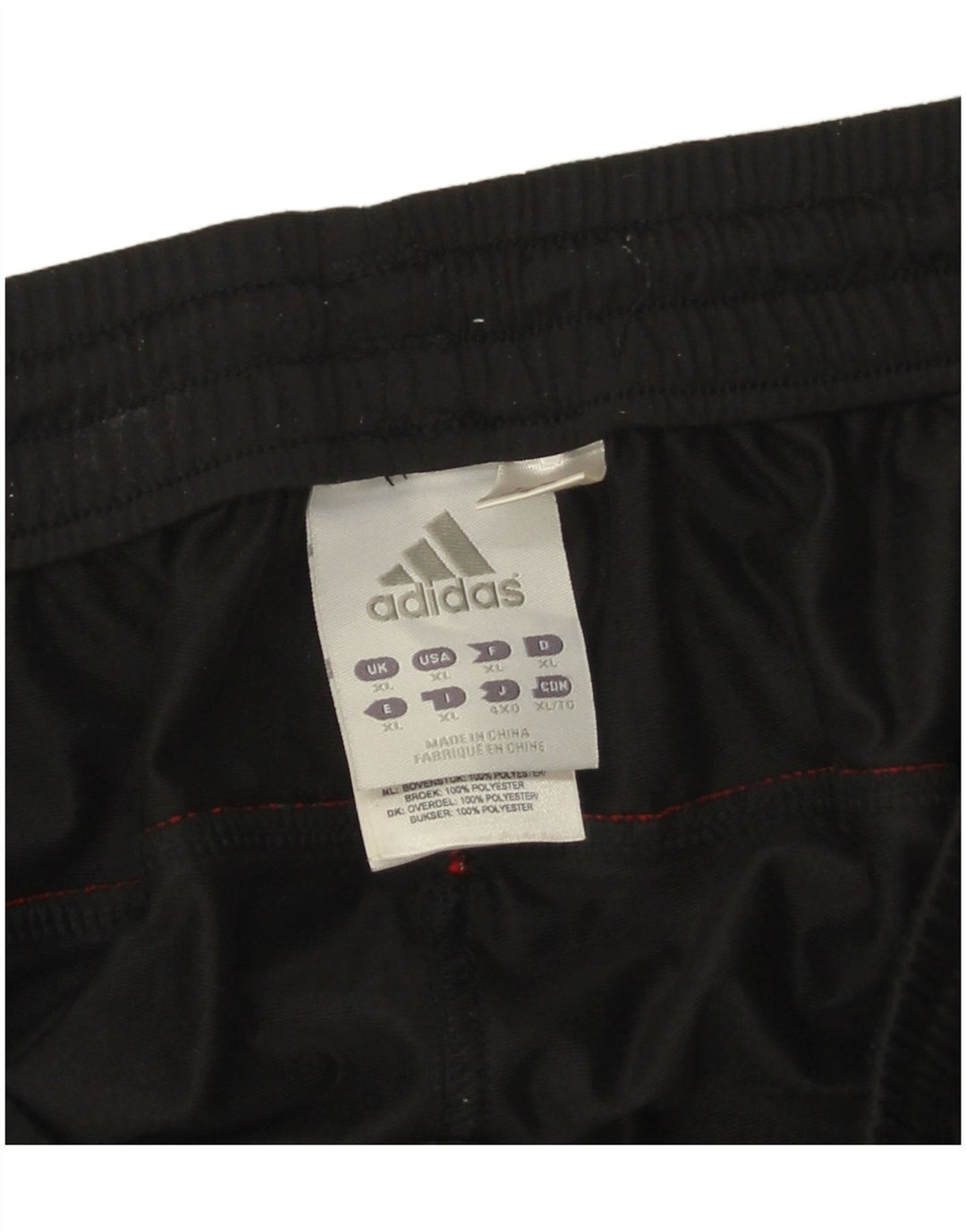 Adidas Herren Trainingshose XL Schwarz Polyester