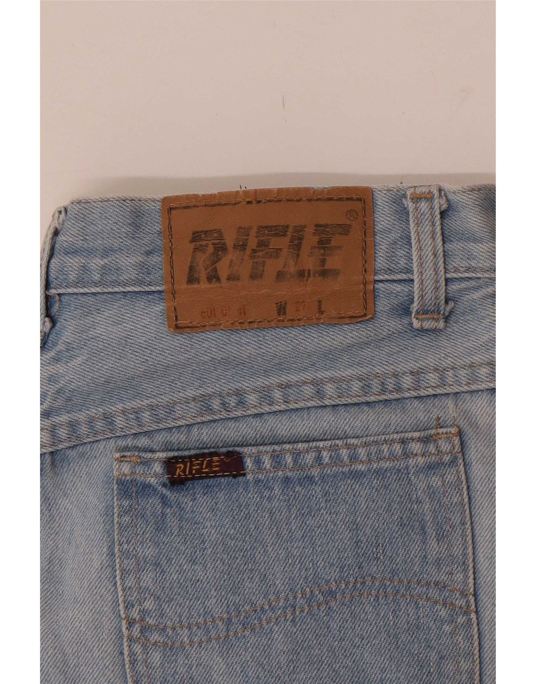 Rifle Damen Jeansrock W29 Mittelblau