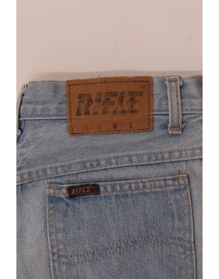 Rifle Damen Jeansrock W29 Mittelblau
