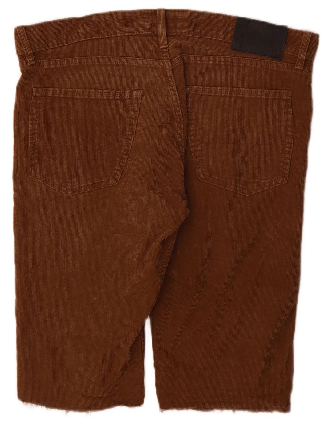 Marks & Spencer Herren Slim Cordshorts W36 Large Braun