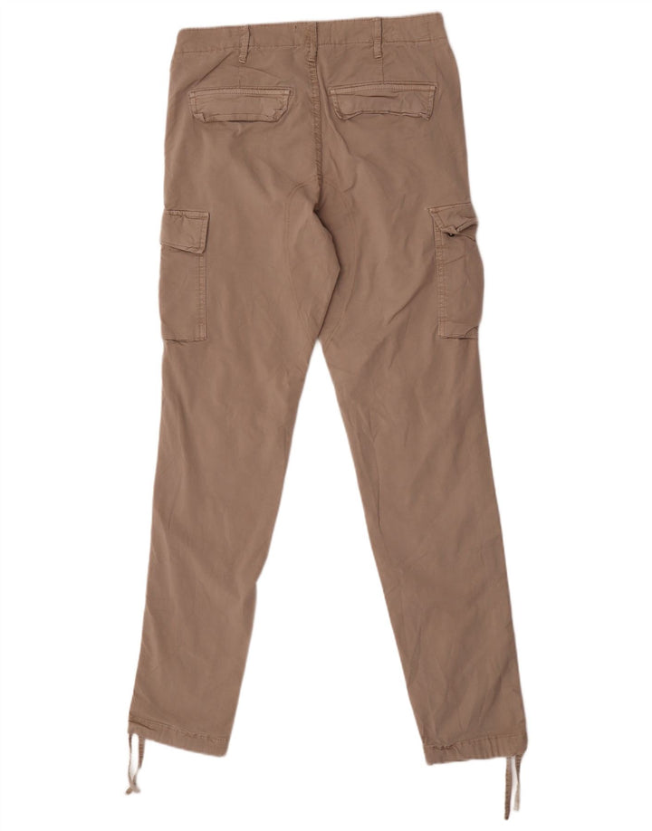 Jack & Jones Herren Slim Cargohose W30 L34 Beige Baumwolle