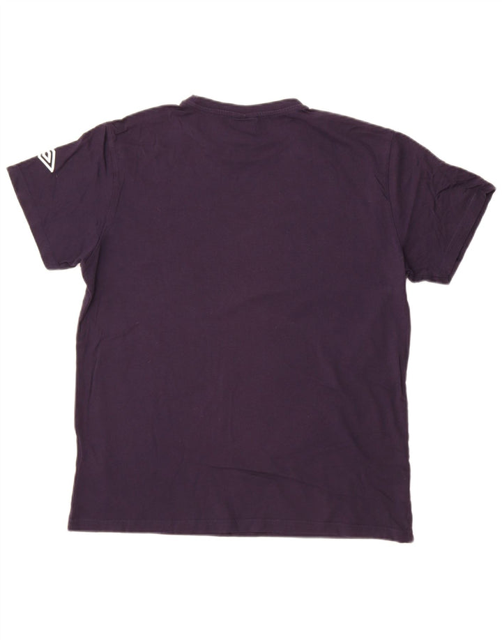 Umbro Herren-T-Shirt mit Grafik, groß, marineblau, Baumwolle