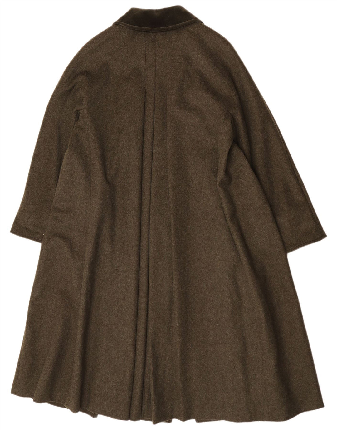 Merlet Damen Übergroßer Mantel IT 42 Medium Khaki Schurwolle