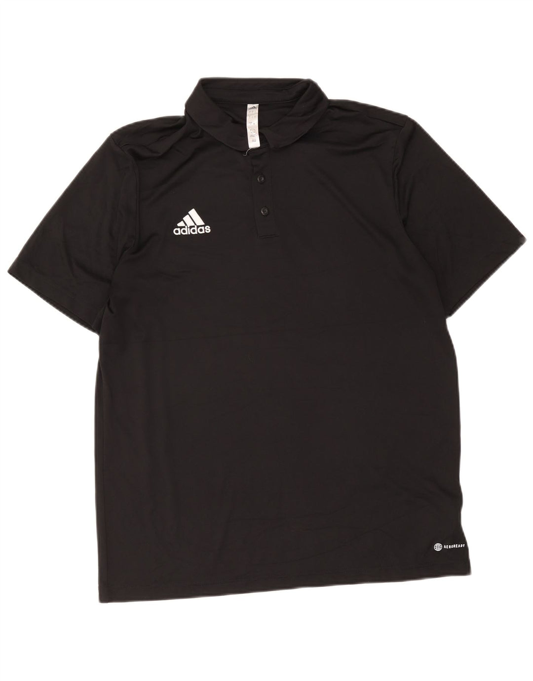 Adidas Herren Aeroready Poloshirt Großes schwarzes Polyester