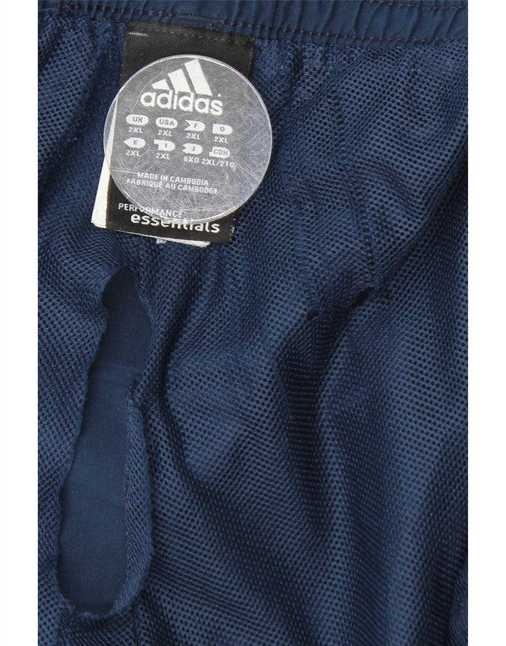 Adidas Herren Sportshorts 2XL Marineblau Polyester