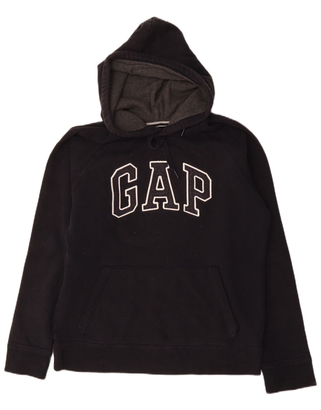 Gap Herren-Kapuzenpullover mit Grafik, mittelschwarz, Baumwolle