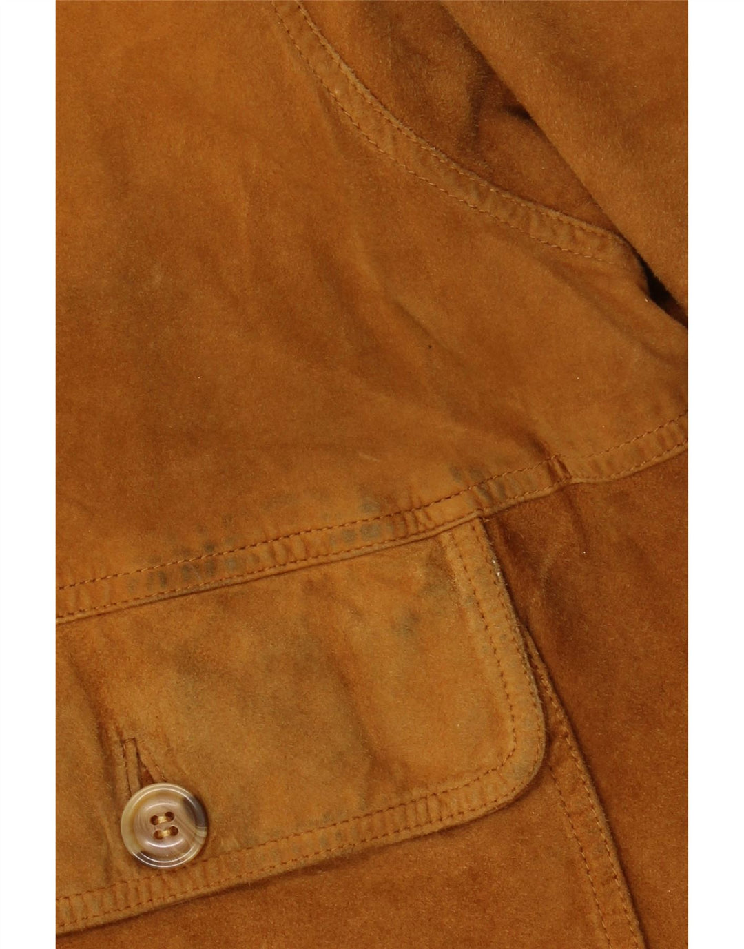 VINTAGE Mens Suede Bomber Jacket IT 56 3XL Brown Vintage Vintage and Second-Hand Vintage from Messina Hembry 