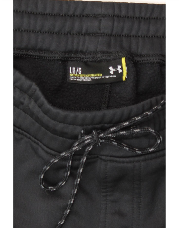 Under Armour Herren-Trainingshose, Jogginghose, Größe L, Schwarz, Polyester