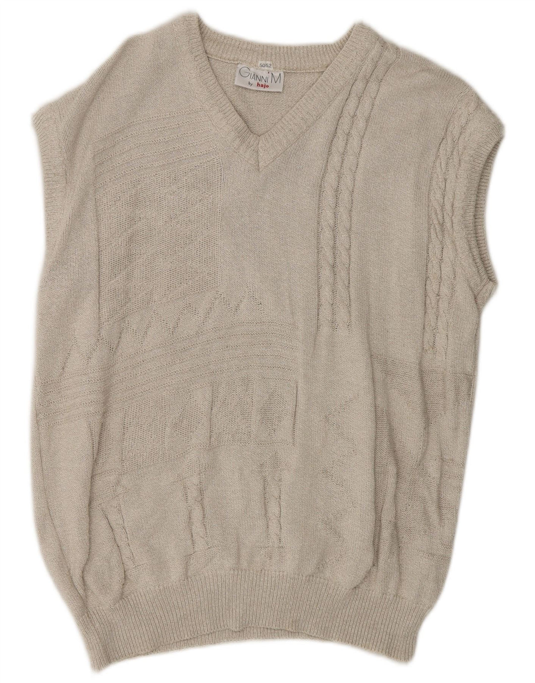 HAJO Mens Vest Tank Top IT 50/52 Medium Grey