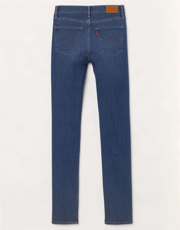 Levi's Damen 720 High Rise Super Skinny Jeans W30 L32 Blaue Baumwolle