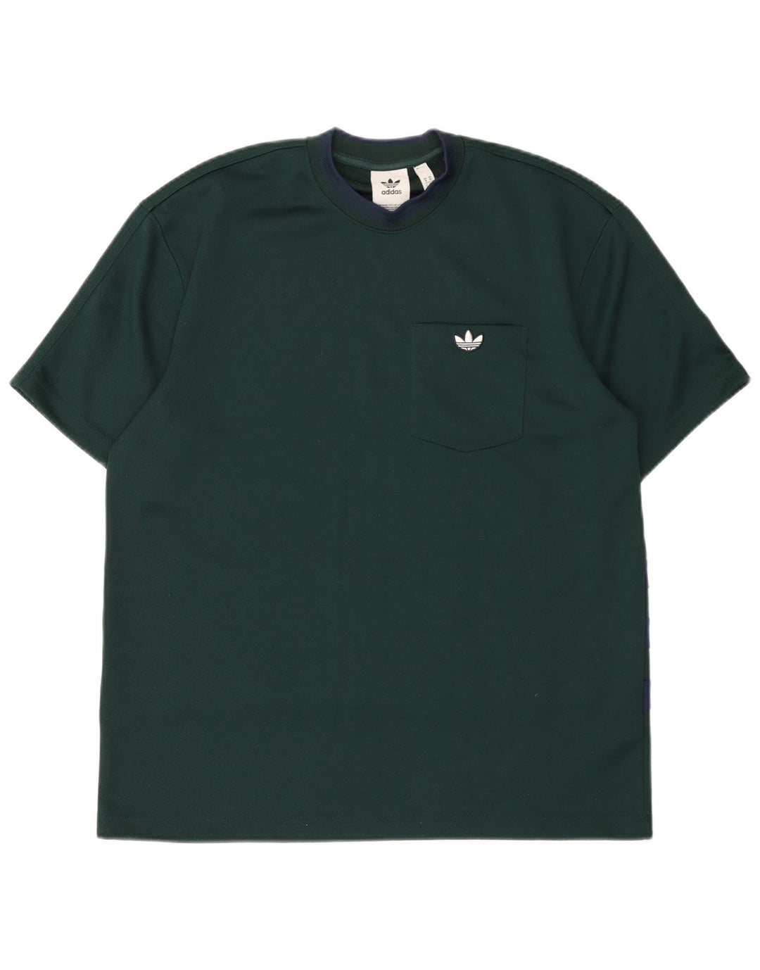 Adidas Herren T-Shirt Top Mittelgrünes Polyester