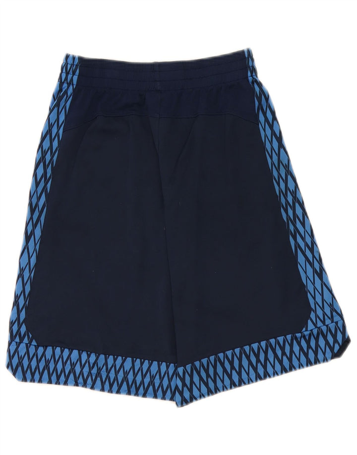 Adidas Sportshorts für Jungen, 10–11 Jahre, mittelgroß, marineblau, geometrisch, Polyester