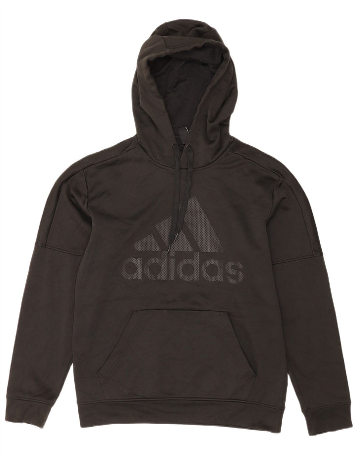 Adidas Herren Graphic Hoodie Pullover Medium Schwarz Polyester