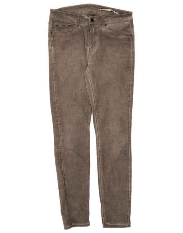 Zara Damen Slim Jeans EU 42 Large W32 L29 Grau