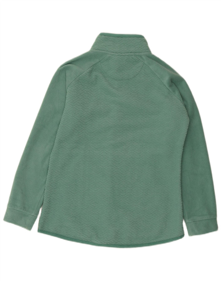 Weird Fish Damen Übergroße Fleecejacke UK 10 Small Grün Polyester