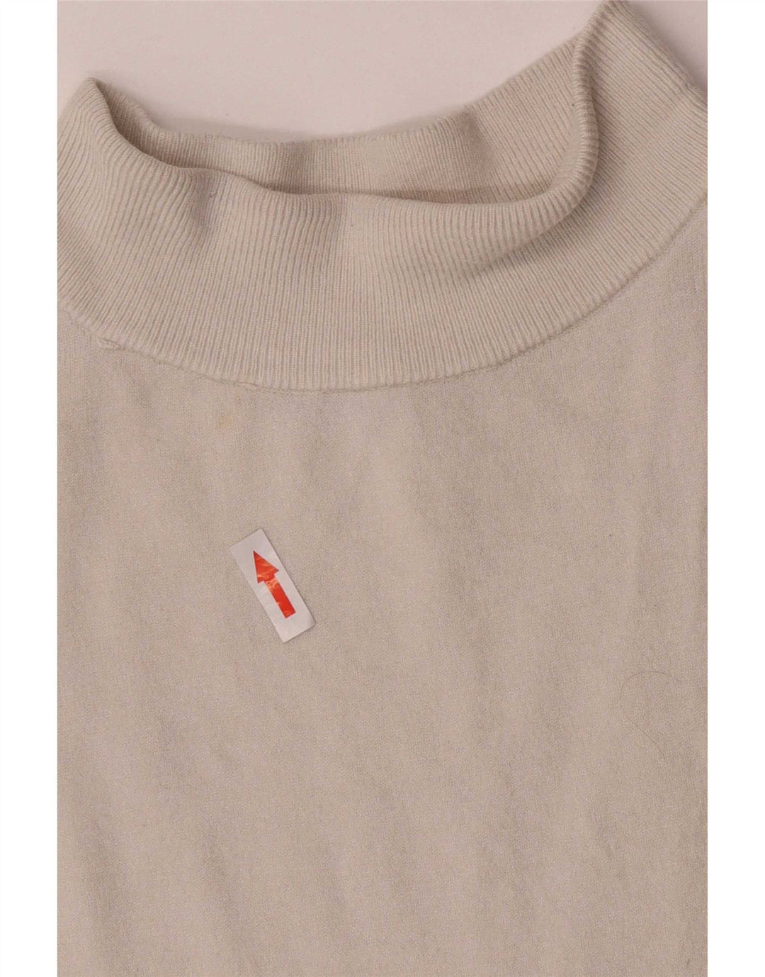 Marks & Spencer Damen Weste Top UK 14 Mittelbeige gestreifte Viskose