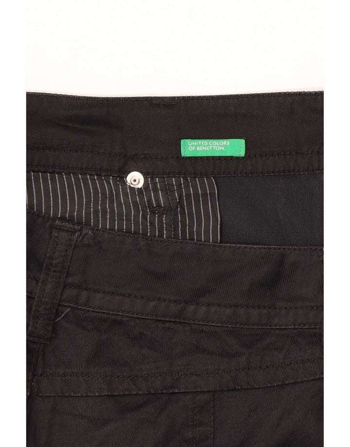 Benetton Damen Freizeitshorts Medium W30 Schwarz