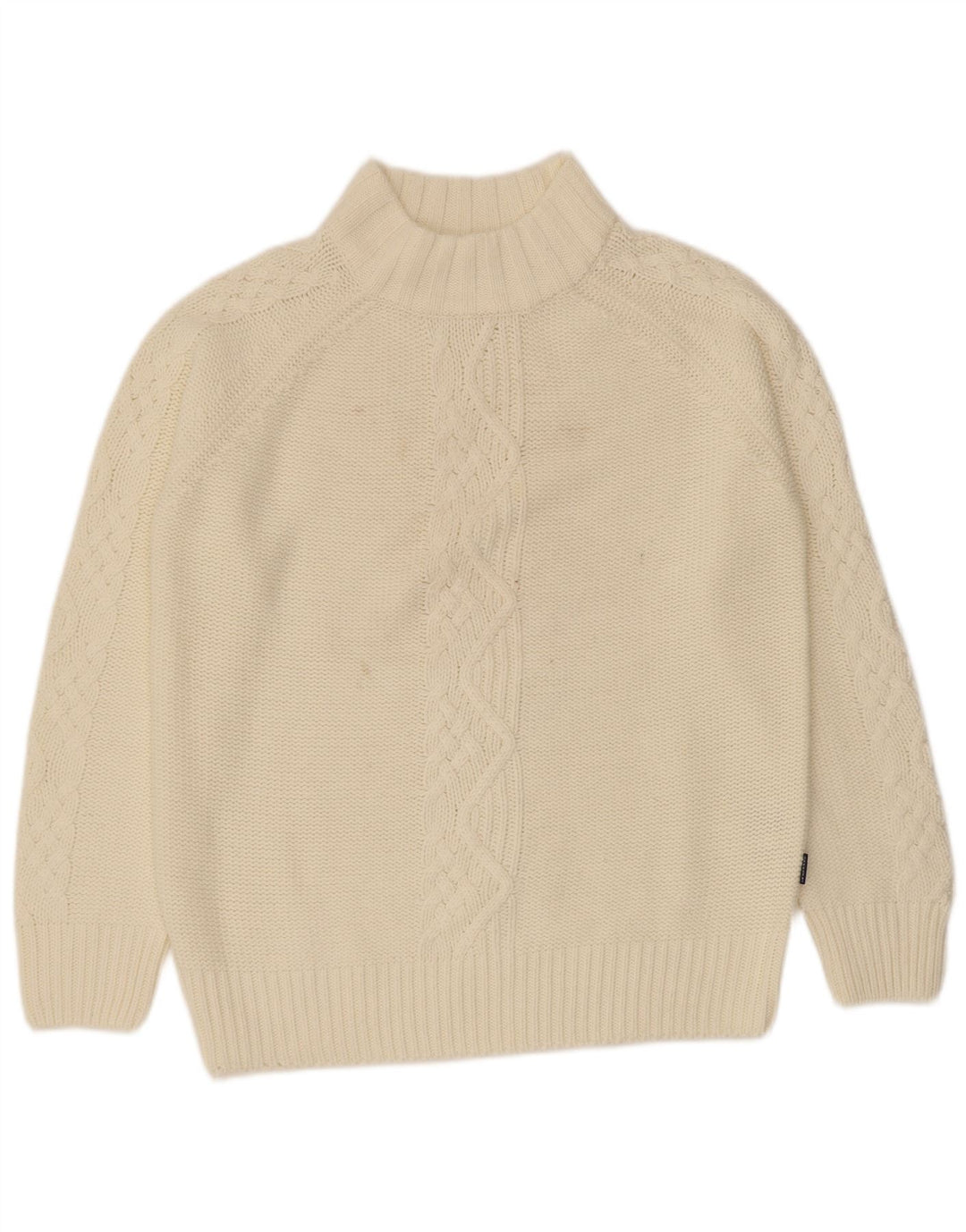 Carrera Rollkragenpullover für Damen, Gr. 14, Medium, gebrochenes Weiß, Acryl