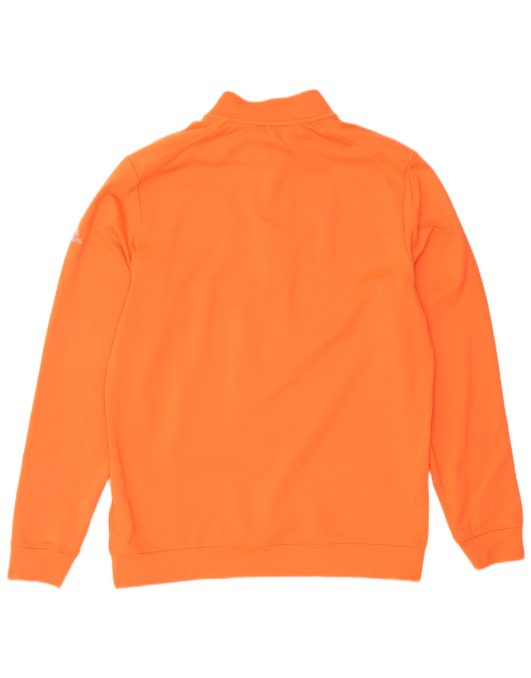 Adidas Herren-Sweatshirt mit Reißverschluss, Mittelorange, Polyester