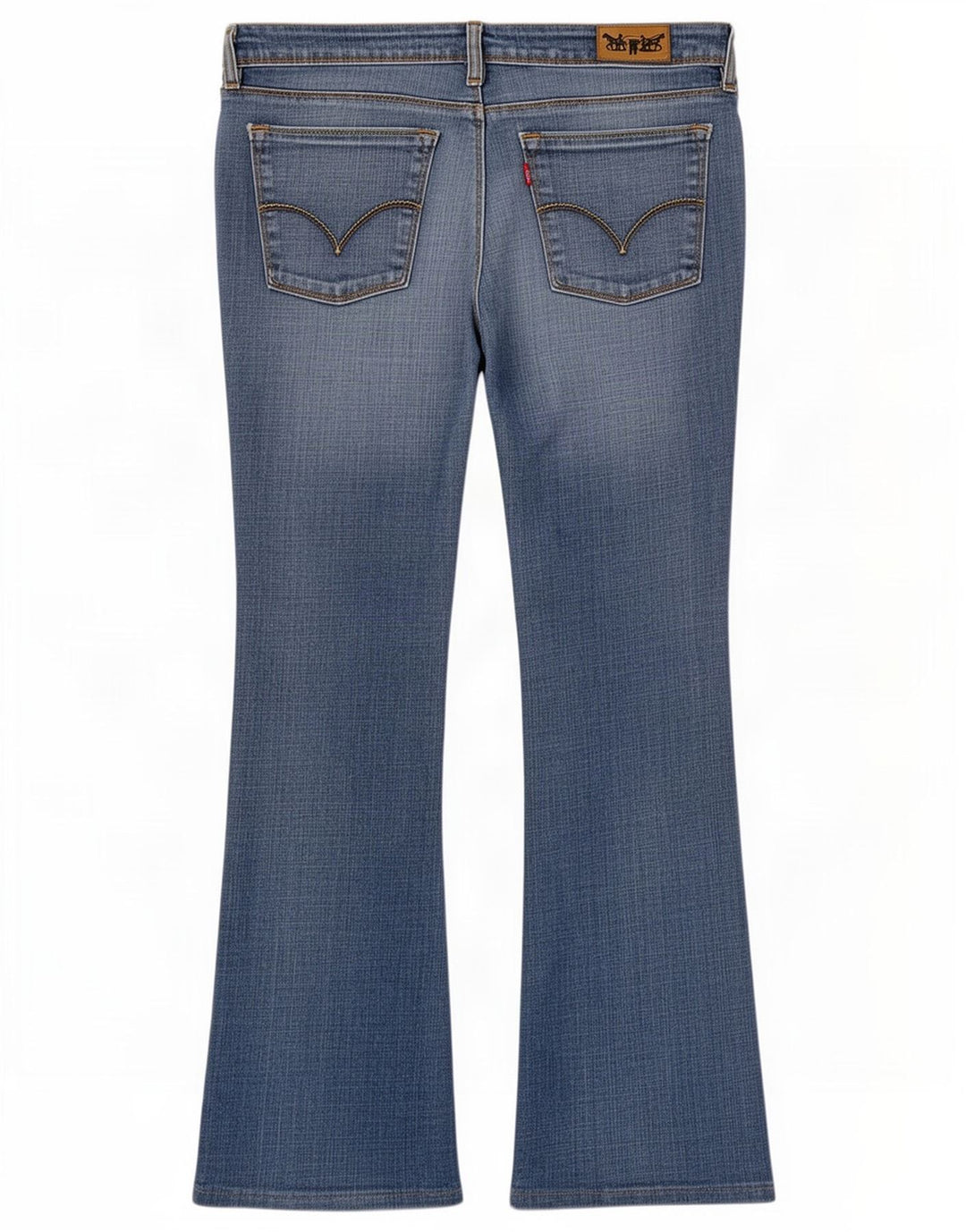 Levi's Damen 572 Bootcut Jeans W34 L29 Blaue Baumwolle