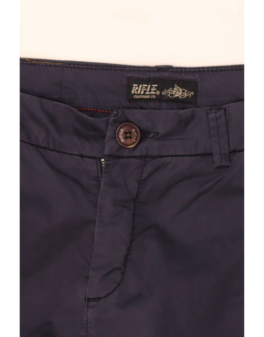 Rifle Damen Chinoshorts Medium W28 Marineblau