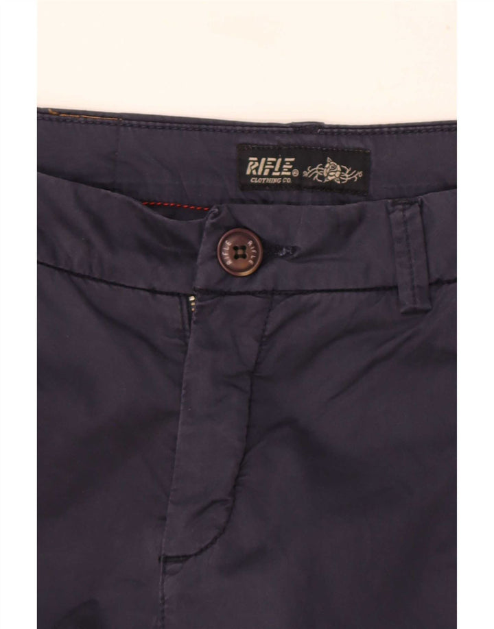 Rifle Damen Chinoshorts Medium W28 Marineblau