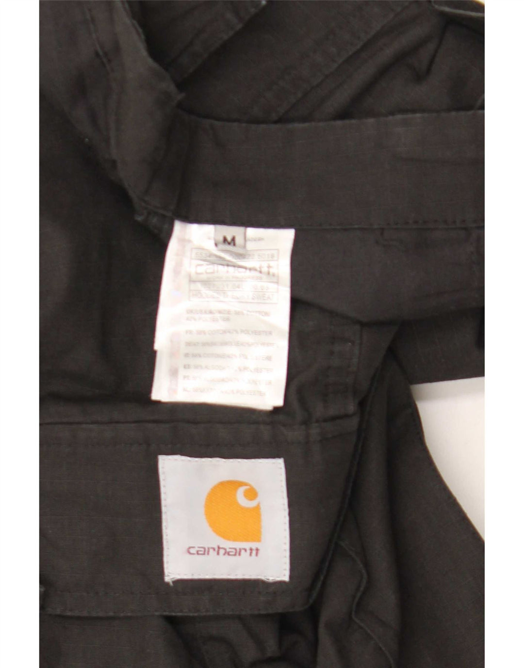Carhartt Herren gerade Cargohose Medium W32 L29 schwarze Baumwolle