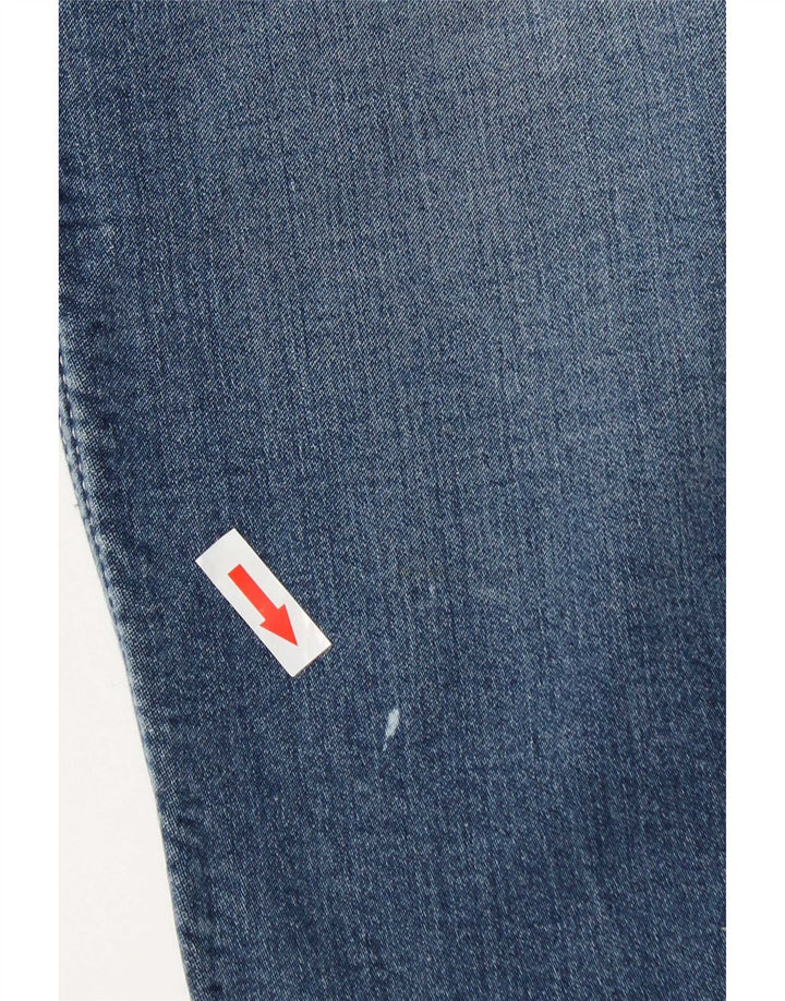 Armani Herren Distressed Slim Jeans W34 L34 Blaue Baumwolle