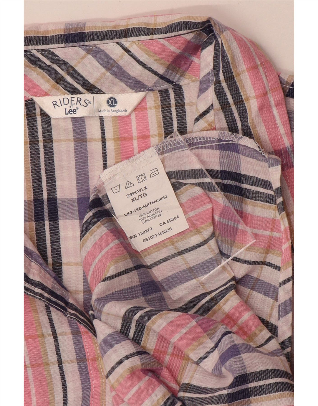 LEE Damen Riders Übergroßes Hemd UK 18 XL Mehrfarbig kariert