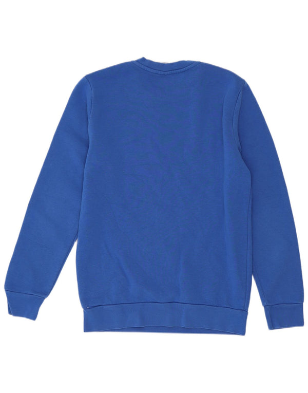 Adidas Jungen Sweatshirt Pullover 12-13 Jahre blaue Baumwolle