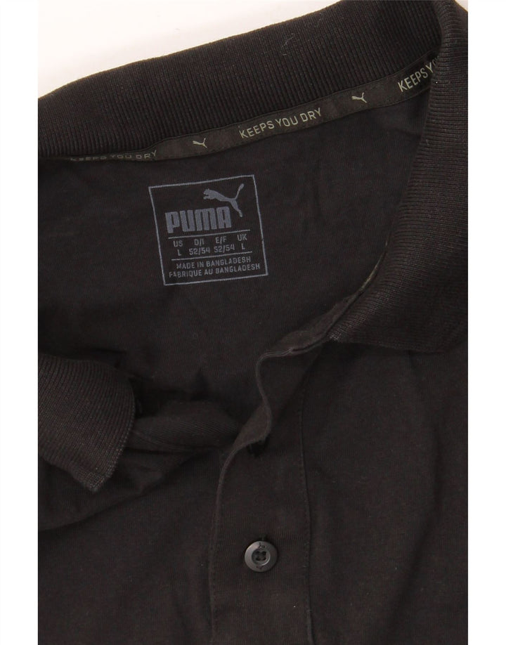 PUMA Herren Poloshirt Large Schwarz