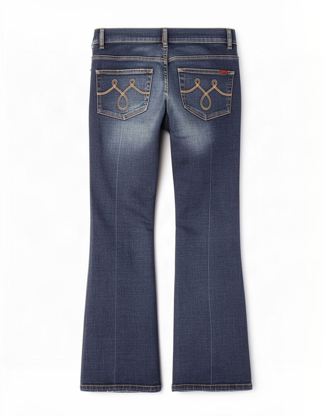 Oasis Damen Bootcut Jeans UK 12 Medium W30 L27 Blaue Baumwolle