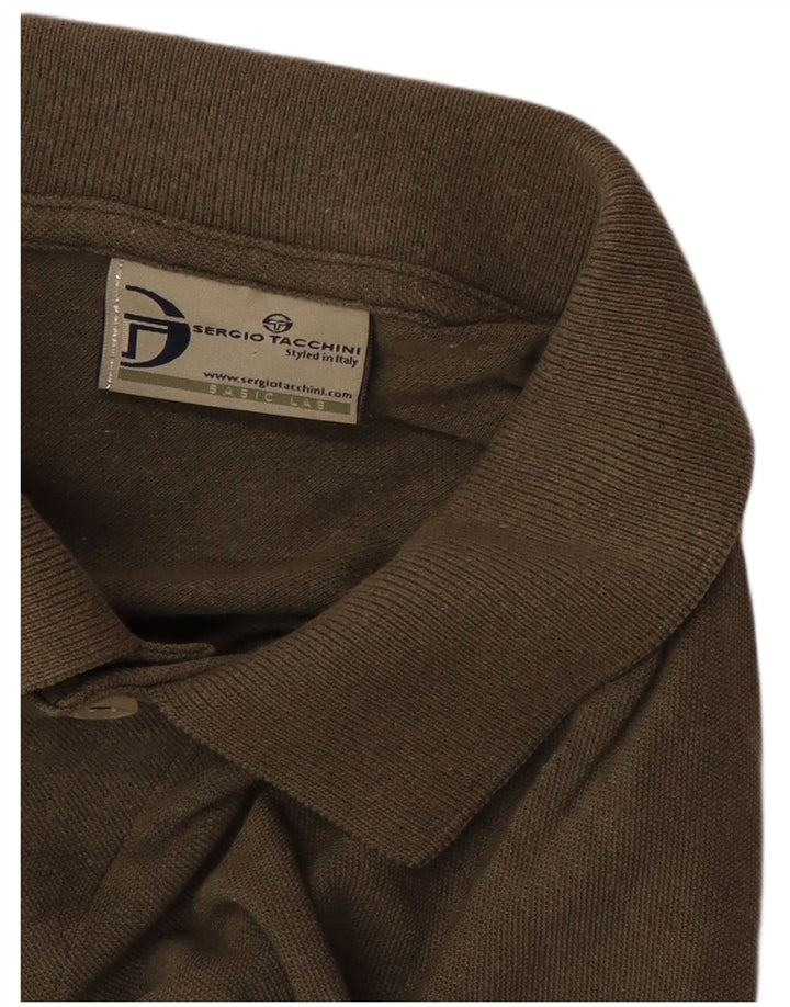 Sergio Tacchini Herren Poloshirt Large Khaki