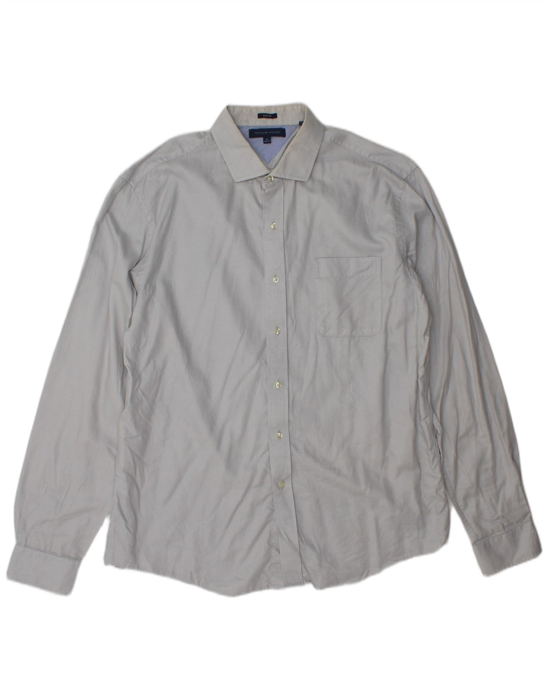Tommy Hilfiger Herren Slim Fit Hemd Größe 17 XL Grau