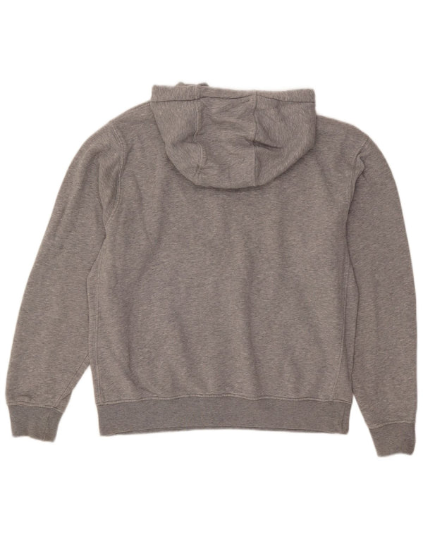 Nike Herren Kapuzenpullover aus mittelgrauer Baumwolle