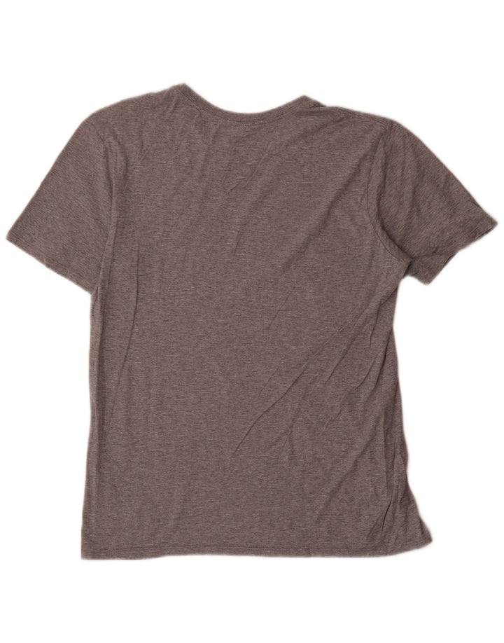 Nike Herren-T-Shirt mit Grafik, mittelgraue Baumwolle
