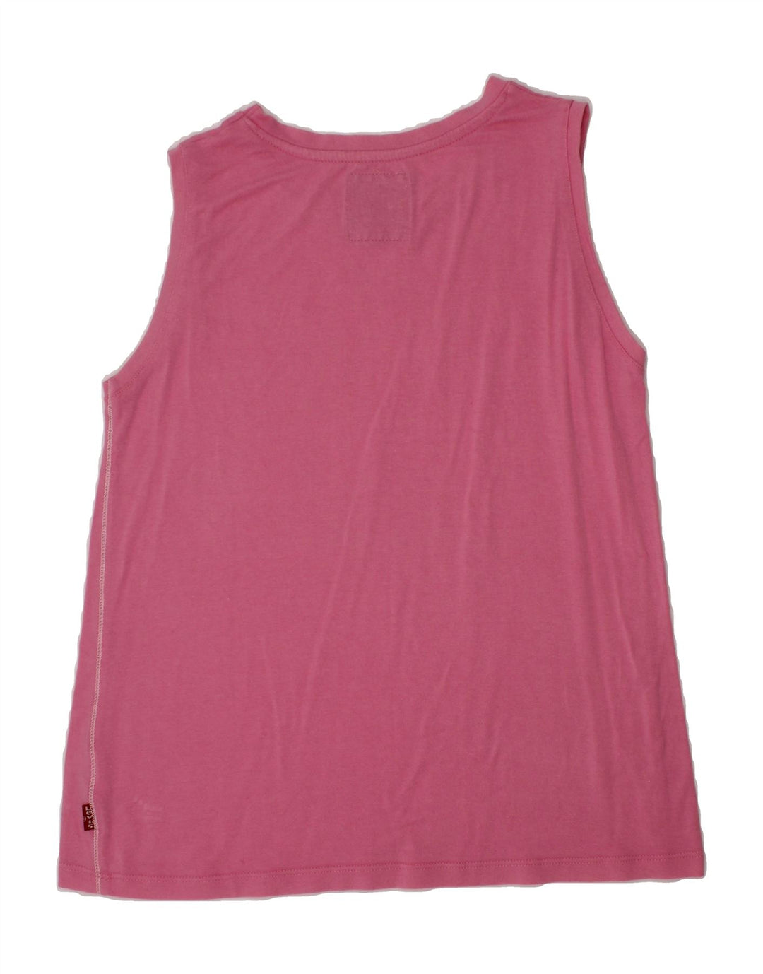 LEVI'S Girls Graphic Vest Top 11-12 Years Pink Viscose Vintage Levi's and Second-Hand Levi's from Messina Hembry 