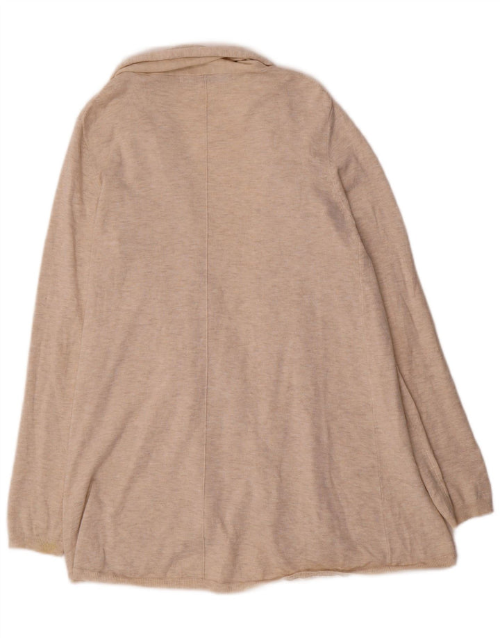 Offener Strickjackenpullover für Damen von ZARA, Gr. 40, Größe L, Beige