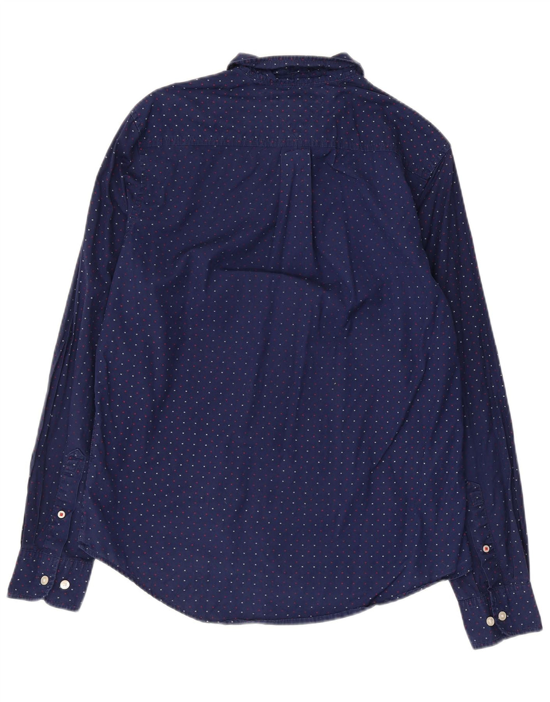 Tommy Hilfiger Herren-Grafikhemd, klein, marineblau, Baumwolle