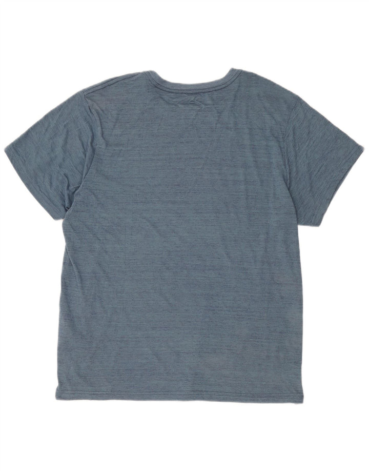 Hurley Herren Grafik T-Shirt Top XL Blau Polyester